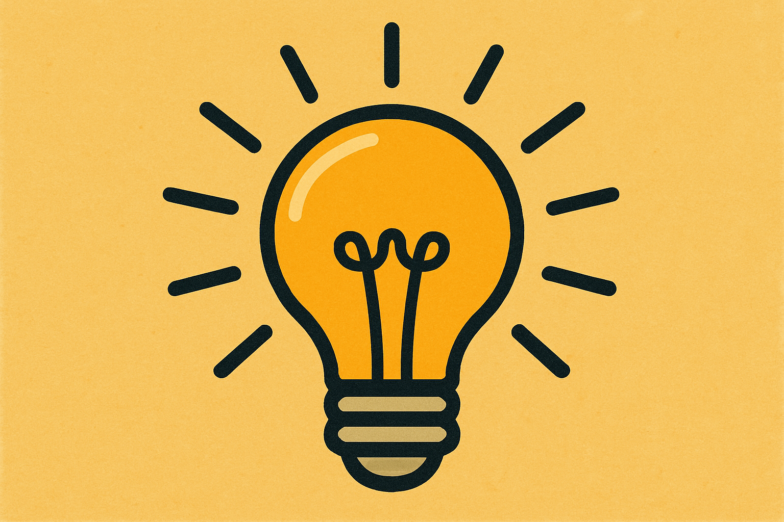 אייקון נורת חשמל מוארת